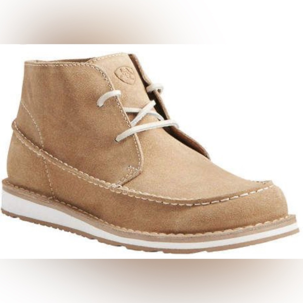 Ariat Women’s Tan Lace Up Suede Chukka Boots, Sz 10, Like New